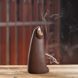 Porte-Encens "Le Souffle Zen" | Céramique Émaillée, Effet Cascade