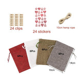 Kit Calendrier de l'Avent "Le Rituel Suspendu" | Toile de Lin Naturelle, DIY Réutilisable