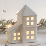 Miniature "Le Village de Porcelaine" | Céramique Mate, Luxe Minimaliste Hivernal