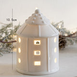 Miniature "Le Village de Porcelaine" | Céramique Mate, Luxe Minimaliste Hivernal