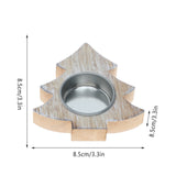 Bougeoir "La Lueur Hivernale" | Bois Sculpté, Design Minimaliste Nordique