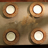 Assiette de Présentation "Héritage" en Bois Massif