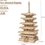 Puzzle 3D "La Pagode de l'Esprit"
