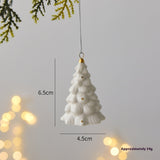 Pendentif "Le Village Silencieux" | Céramique Mate, Décoration d'Arbre Minimaliste