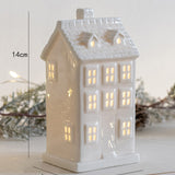 Miniature "Le Village de Porcelaine" | Céramique Mate, Luxe Minimaliste Hivernal