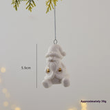 Pendentif "Le Village Silencieux" | Céramique Mate, Décoration d'Arbre Minimaliste