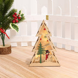 Ornement Lumineux "La Silhouette Tranquille" | Bois Naturel et LED, Ambiance Hygge