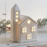 Miniature "Le Village de Porcelaine" | Céramique Mate, Luxe Minimaliste Hivernal