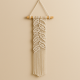 Tapisserie Murale "Le Murmure du Coton" | Tissage à la Main, Ambiance Bohème